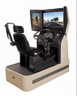 3D Car driving simulators , 120 degree electronic training simulator